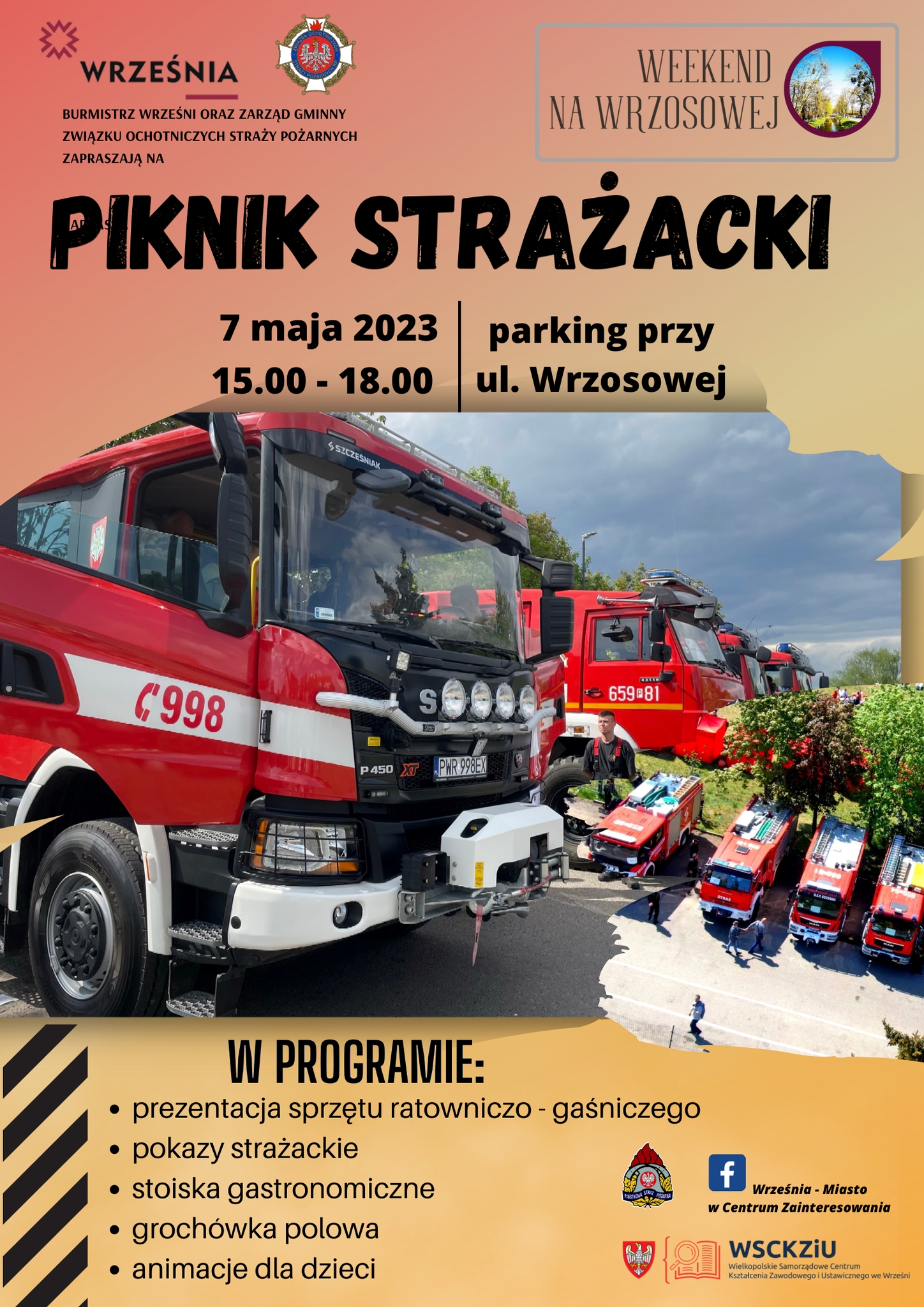 piknik strazacki 2023 plakat