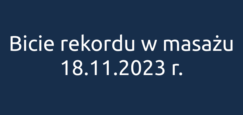 bicie rekordu masaz 2023