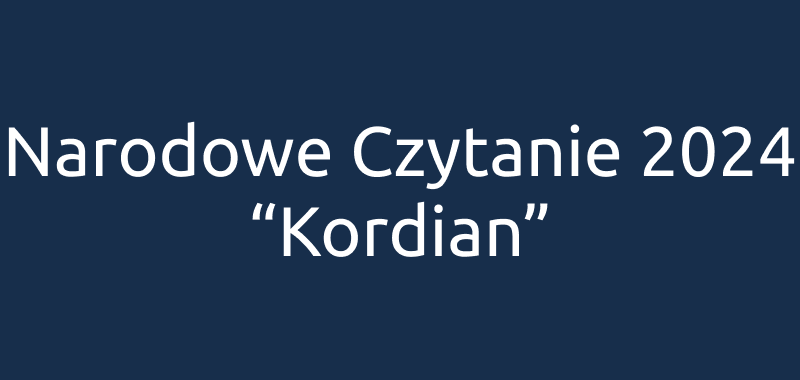 narodowe czytanie 2024