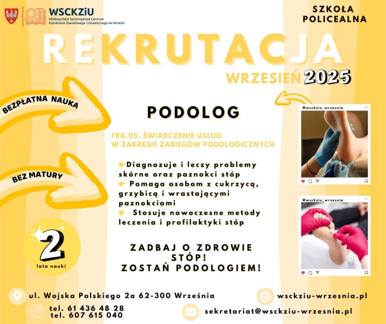 Podolog - rekrutacja