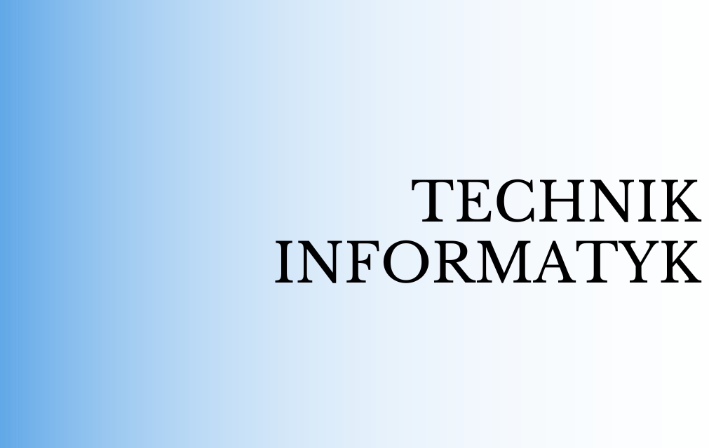 technik informatyk