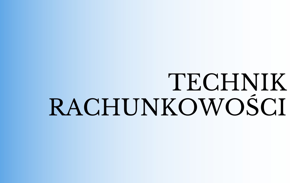 technik rachunkowosci