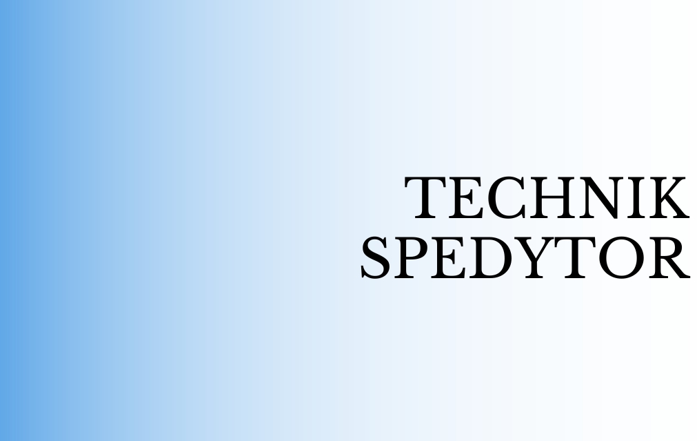 technik spedytor